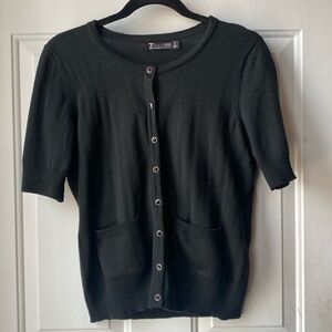 Black button up cardigan